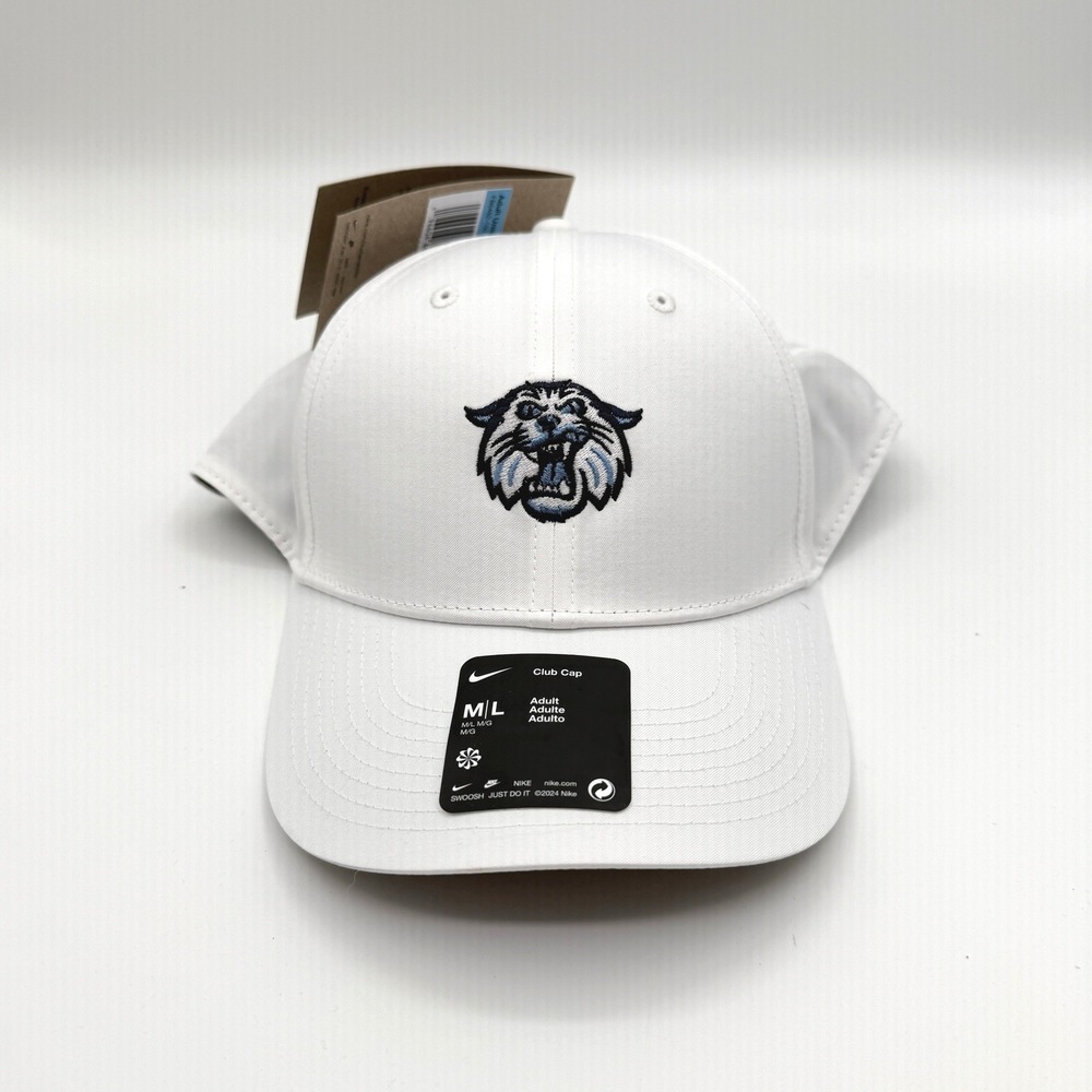 Arizona Wildcats Nike Club Cap Hat Adult M/L White Mascot Dri-FIT Adjustable NEW
